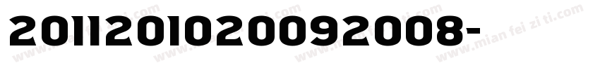 2011201020092008字体转换