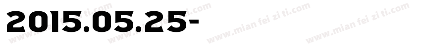 2015.05.25字体转换