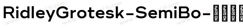 RidleyGrotesk-SemiBo字体转换