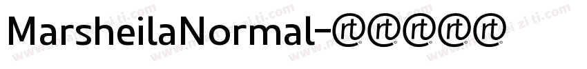 MarsheilaNormal字体转换