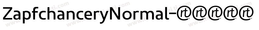 ZapfchanceryNormal字体转换
