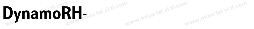 DynamoRH字体转换
