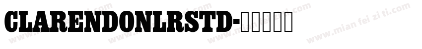 ClarendonLrstd字体转换