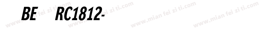 武蔵BE明朝RC1812字体转换