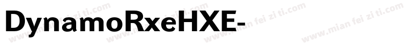 DynamoRxeHXE字体转换