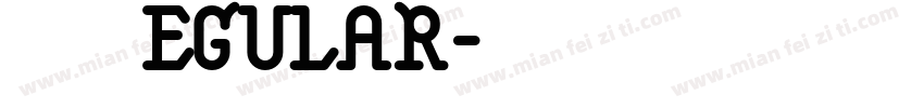 美团EGULAR字体转换
