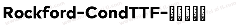 Rockford-CondTTF字体转换