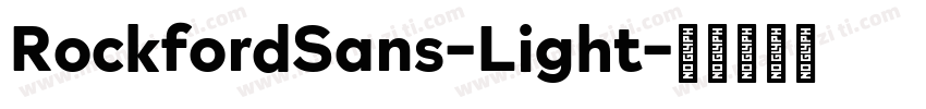 RockfordSans-Light字体转换
