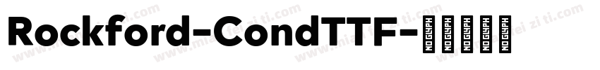 Rockford-CondTTF字体转换