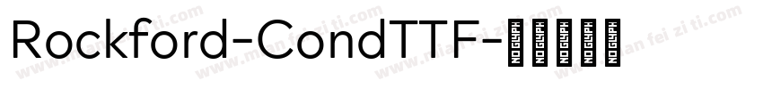 Rockford-CondTTF字体转换