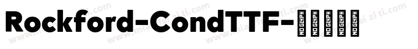 Rockford-CondTTF字体转换