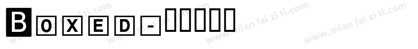 Boxed字体转换