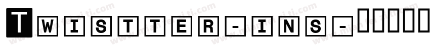 Twistter-ins字体转换