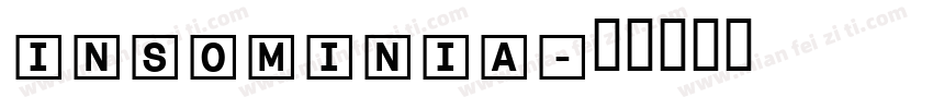 insominia字体转换