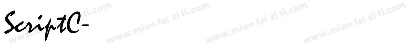 ScriptC字体转换