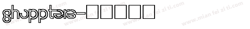 Ghoppters字体转换