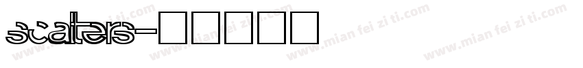scalters字体转换