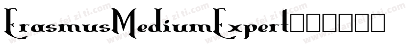 ErasmusMediumExpert字体转换