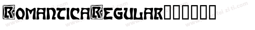 RomanticaRegular字体转换