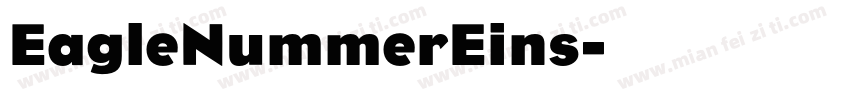 EagleNummerEins字体转换