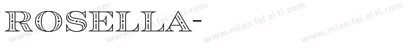 rosella字体转换
