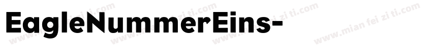 EagleNummerEins字体转换