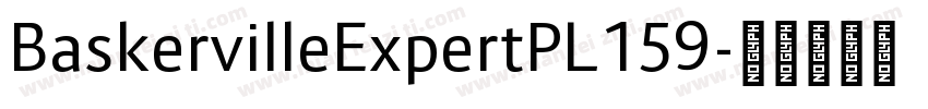 BaskervilleExpertPL159字体转换