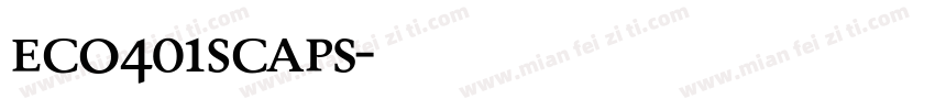 Eco401Scaps字体转换