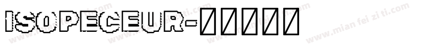 ISOPECEUR字体转换