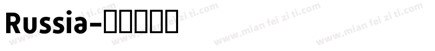 Russia字体转换