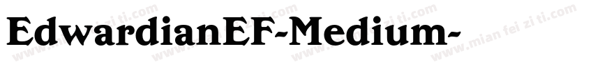 EdwardianEF-Medium字体转换
