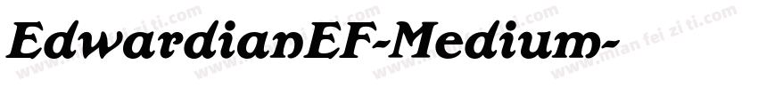 EdwardianEF-Medium字体转换