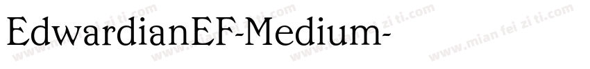 EdwardianEF-Medium字体转换