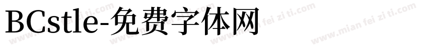 BCstle字体转换
