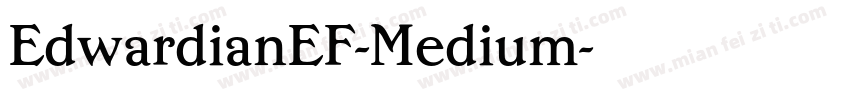 EdwardianEF-Medium字体转换