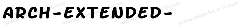 Arch-Extended字体转换