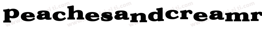 PeachesandCreamRegularW00字体转换