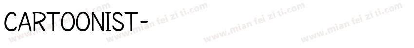 CARTOONIST字体转换