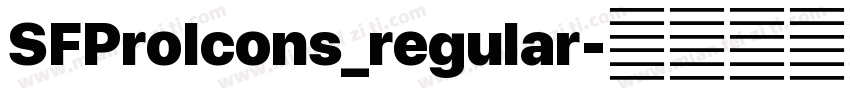SFProIcons_regular字体转换