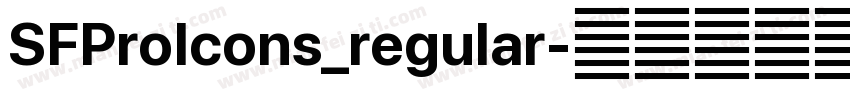 SFProIcons_regular字体转换