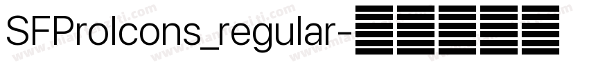 SFProIcons_regular字体转换