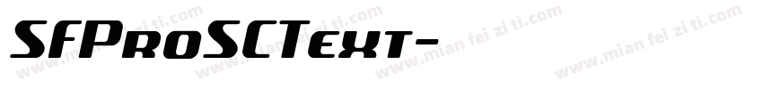 SFProSCText字体转换