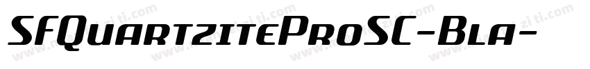 SFQuartziteProSC-Bla字体转换