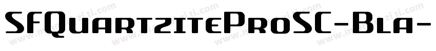 SFQuartziteProSC-Bla字体转换