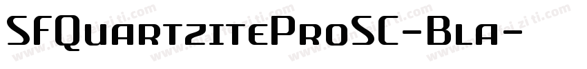 SFQuartziteProSC-Bla字体转换