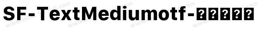 SF-TextMediumotf字体转换