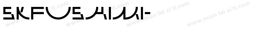 SKFushimi字体转换