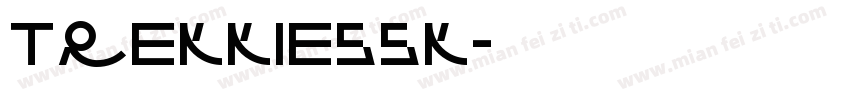 TrekkieSSk字体转换