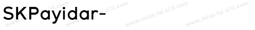 SKPayidar字体转换