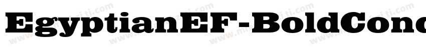 EgyptianEF-BoldCondensed字体转换